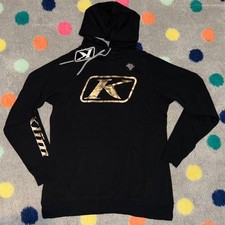 New with tags Klim Kute Corp women  s snowmobile hoodie black / rose gold medium
