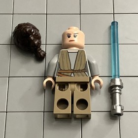 LEGO Rey - Dark Tan tied Robe Minifig Star Wars Ep 7 sw0677 75099 B4 99
