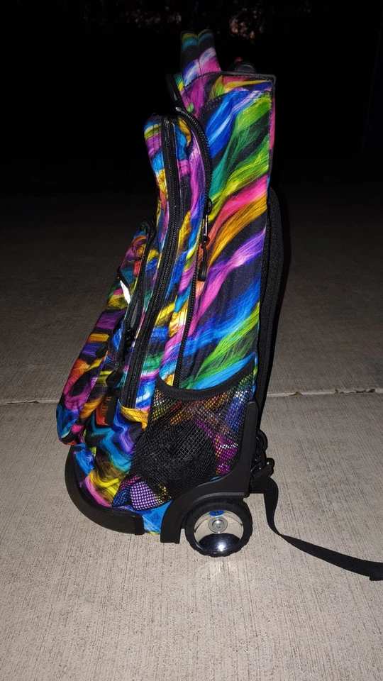 Mochila con ruedas J World New York Quantum Pattern Foto 4 de 4