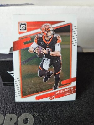 2021 Donruss Optic Football Joe Burrow Cincinnati Bengals base card #134