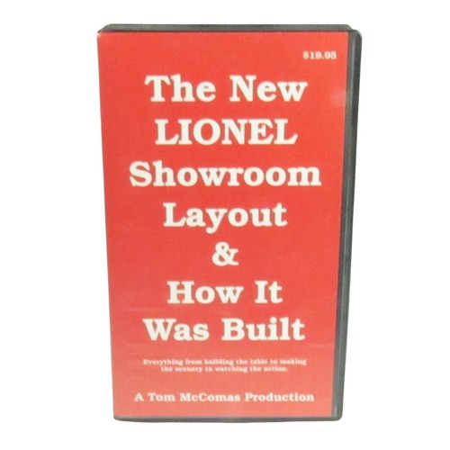 The New Lionel Showroom Layout & How it was Built by Tom McComas 1993 VHS