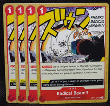 Radical Beam OP01-029 Playset x4 One Piece English