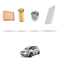 Hoffcar Set Service - 4 Filter Kompatibel Mit Mercedes B Klasse (W245) B180 C