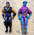 Lot Of 2 3.75 Inch GI Joe Figures 1990s Dice Night Creeper