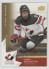 2020-21 Upper Deck Team Canada Juniors High Gloss 5/25 Theo Rochette #71 15ok