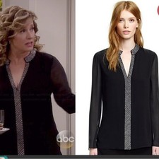 TORY BURCH Lynn embellished silk tunic