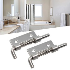 2x Spring Loaded Latch Pin Stainless Steel Door Bolt Latch - 50mm