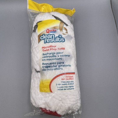 Quickie Wipeout Microfiber Twist Mop Refill 2x Faster Fits 036MCR & 035CR