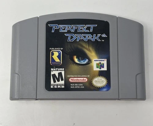 Perfect Dark (Nintendo 64 system) AUTHENTIC USA N64 Game - Tested