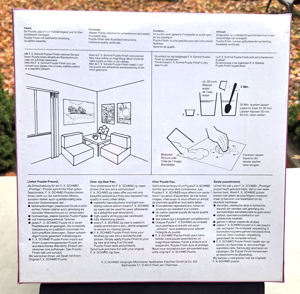 F.X. Schmid 600 Pc Jigsaw Puzzle Don't be Cross with me ExQuisit Dog Cat - Image 2 of 4