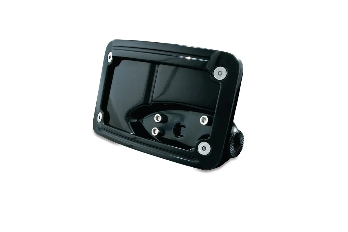 Portatarga Kuryakyn 9165 – Universale Per Targhe 10x18 Cm, Con Cuneo In Gomma, Per Harley-Davidson E Personalizzazioni - 5
