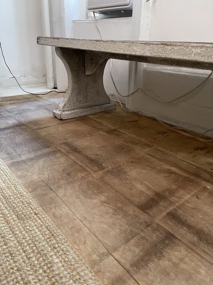 Antiguo banco de jardín de madera 60x19x18 Foto 2 de 4