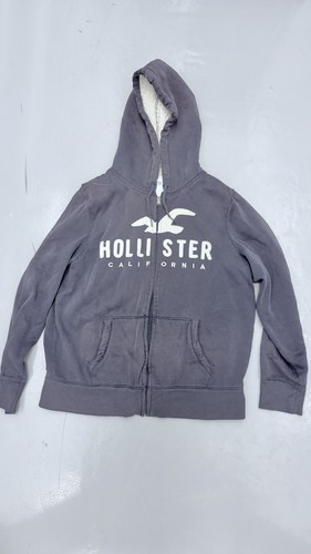 Hollister Co. Navy Blue Zip-Up Hoodie 