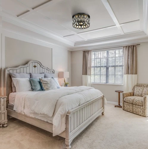 Z-Lite 6010F18 Dealey 5 Light 18"W Flush Mount Drum Ceiling - Chrome - Picture 7 of 12