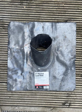 Dach ołowiowy migający łupek dachowy 40°- 50° KOMIN 110mm rura gruntowa 4CALE STOS