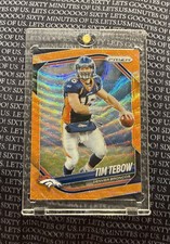2025 Panini Prizm - Tim Tebow #300 Orange Wave Prizm  05/65