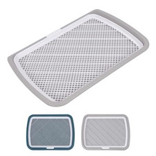Puppy Potty Training Tray Detachable Washable Mesh Dog Pee Pad Holder Tray