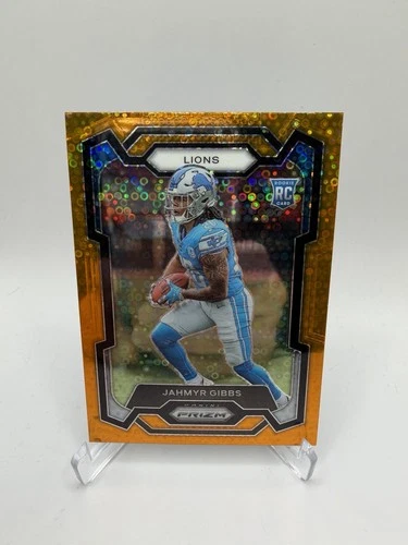 2023 Panini Prizm Rookies Jahmyr Gibbs #331 (RC) Orange Disco