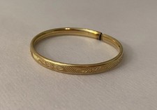 VINTAGE 2000  s Gold Filled Baby Bracelet Bangle