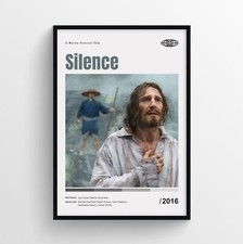 Silence Movie Poster Print, Wall Art - Unframed