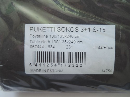 Marimekko Puketti Tablecloth fabric Light green 130x230cm Annika Rimala プケッティ - Picture 5 of 6