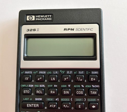 Hewlett Packard HP 32S II Scientific Calculator, Manual (USB Flash Drive) & Case - Picture 7 of 13