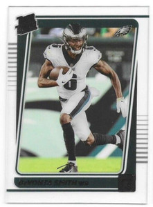 2021 Clearly Donruss DeVONTA SMITH Rated Rookie #62 Philadelphia Eagles