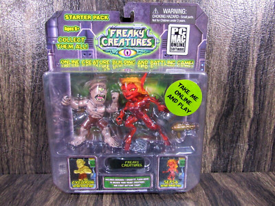Freaky Creatures Starter Pack Series1 First Edition Cyclopor & Setsa Vintage