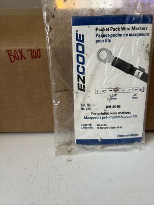 Thomas & Betts E-Z Code Wire Marker Book WM-46-90