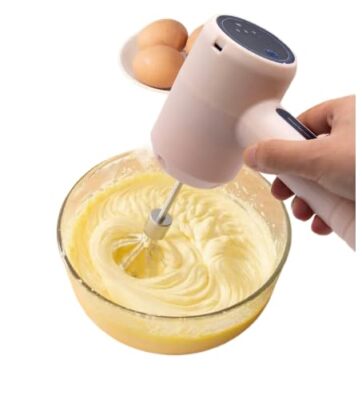Wireless Egg Beater, Egg Whisk, USB Rechargeable Mixer, Egg Whisk Heads.
