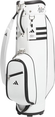 adidas ゴルフバック adidas Golf Ladies Caddy Bag CLASSIC 8.5 x 47 inch 2.9kg White
