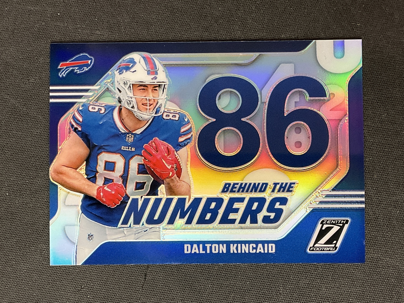 Dalton Kincaid Panini Zenith Behind the Numbers #6 Silver
