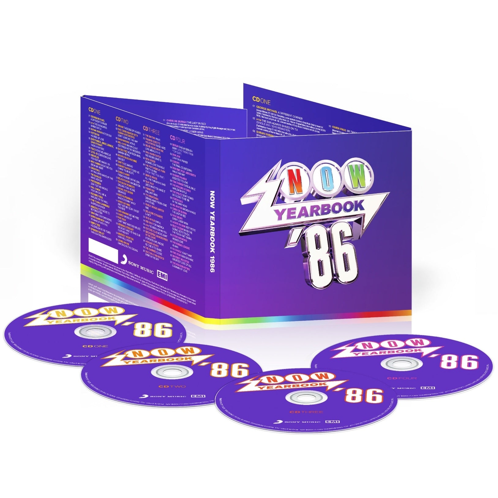 Now Yearbook '86: 4xCD Digipak Sleeve Compilation - Now Yearbook 1986 CD