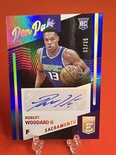2020-21 Donruss Elite Pen Pals Blue RC 🔥Auto🔥 Robert Woodard II 32/35 Kings RC