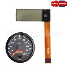 Gauge Lcd Display For 85mm Vdo Tachometer Penta Boat Kenworth Truck Jcb Tractor