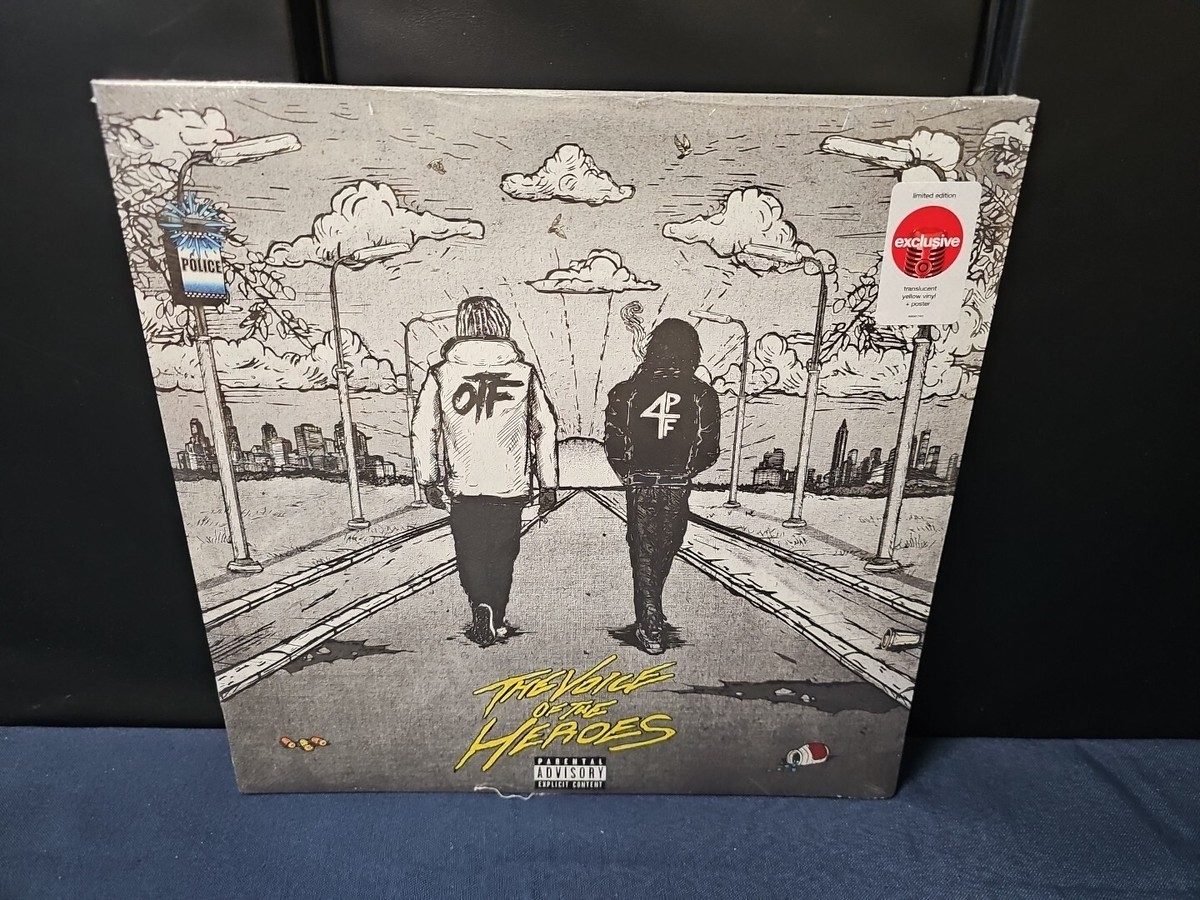 洋楽 Lil baby & lil Durk LP Lil Baby & Lil Durk The Voice Of The Heroes 2 Yellow LP Poster