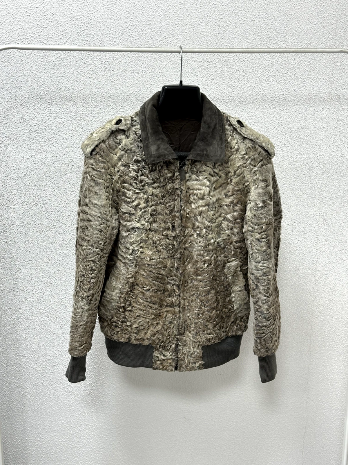 Gucci Pelliccia Giacca Uomo Lana Made In Italy taglia 46