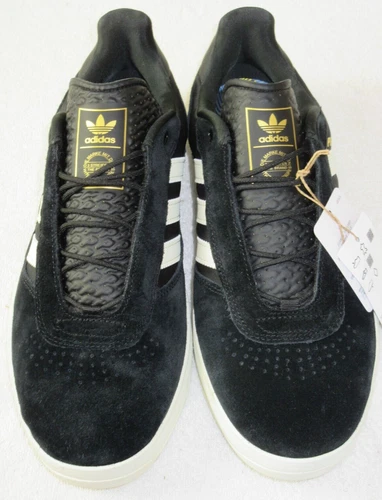Adidas Men's Puig Suede Skate Soccer Shoes Black White Size 11.5 IE3141 NIB