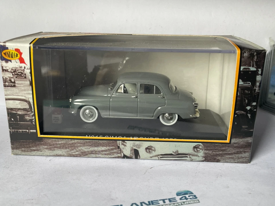 NOSTALGIE SIMCA ARONDE 1952 1/43 - Photo 3/3