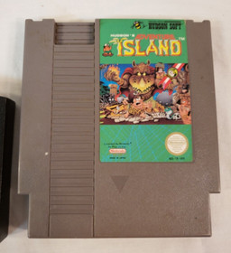 Hudson's Adventure Island (Nintendo 1988) NES Game Cartridge w/Sleeve; Works!