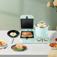 Breakfast Station 3 in 1 Breakfast Station Household Breakfast Maker, Non-stick