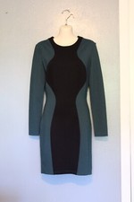 Torn by Ronny Kobo Long Sleeve Ponte Knit Long Sleeve Stretch Dress Medium