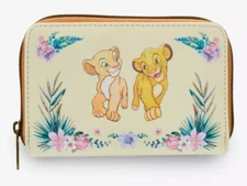 Loungefly Disney Lion King Zip Wallet Simba And Nala Characters NEW WITH TAGS