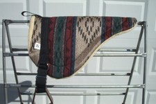 BAREBACK SADDLE PAD WITH REMOVEABLE STIRRUPS ADJUSTABLE APACHE TAN COLOR