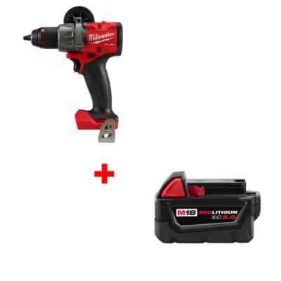Milwaukee 2904-20 M18 FUEL 1/2'' Drill/Driver w/ FREE 48-11-1850 M18 Battery Pack