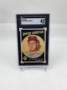 1959 Topps #338 George Anderson Rookie SGC 4