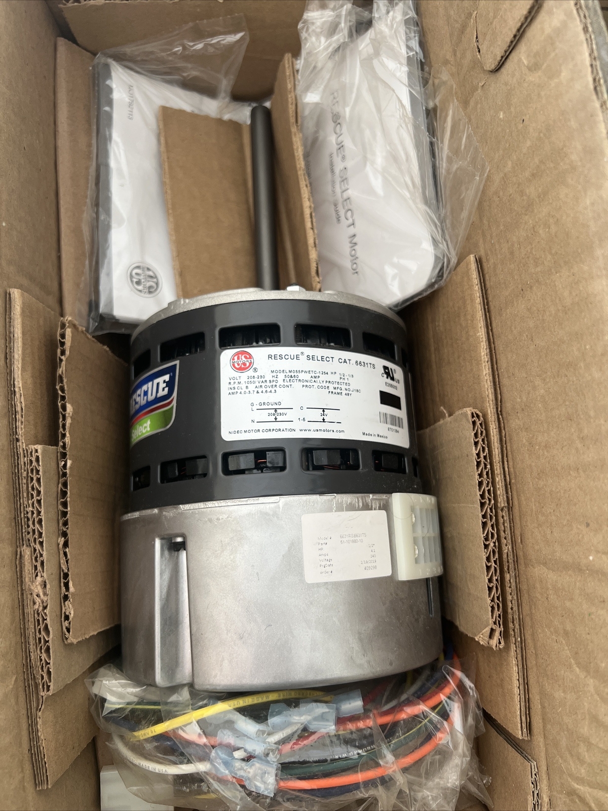 HVAC Furnace Blower Motor and Module Fits Rheem 511018801001 eBay