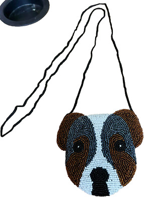 PERLES D'ORIENT - An Adorable Miniature Dog's Head Purse!