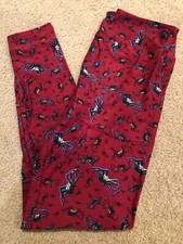 LulaRoe OS One Size Halloween 2020 Leggings - Spiders Berry Background - NWT