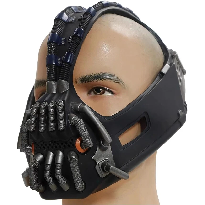 Batman Bane Cosplay Face Mask PVC Soft Helmet Replica Halloween Props Accessory - Image 4 of 4